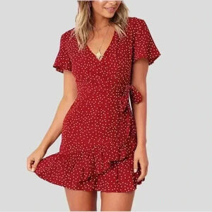 Short wrap dress from‎ Amazon